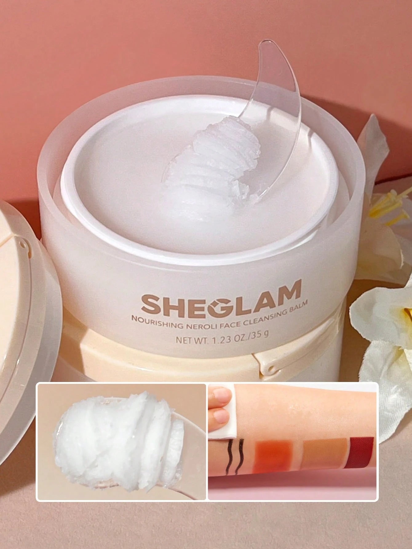 SHEGLAM Baume Nettoyant Visage Nourrissant Au NéRoli 35 G CrèMe à L'Huile Vitamine C
