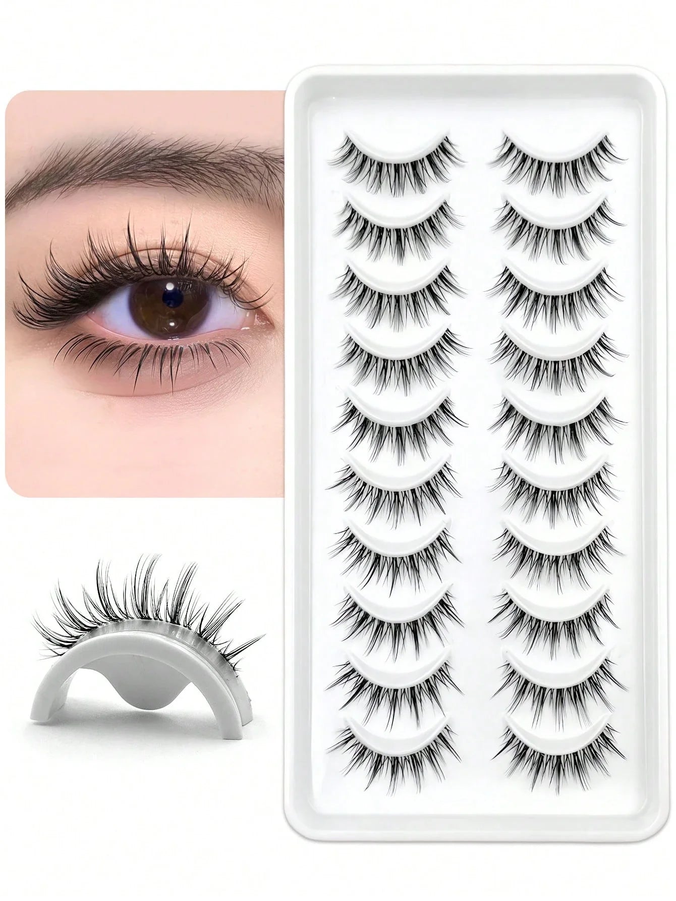 eyelashes 10 paires