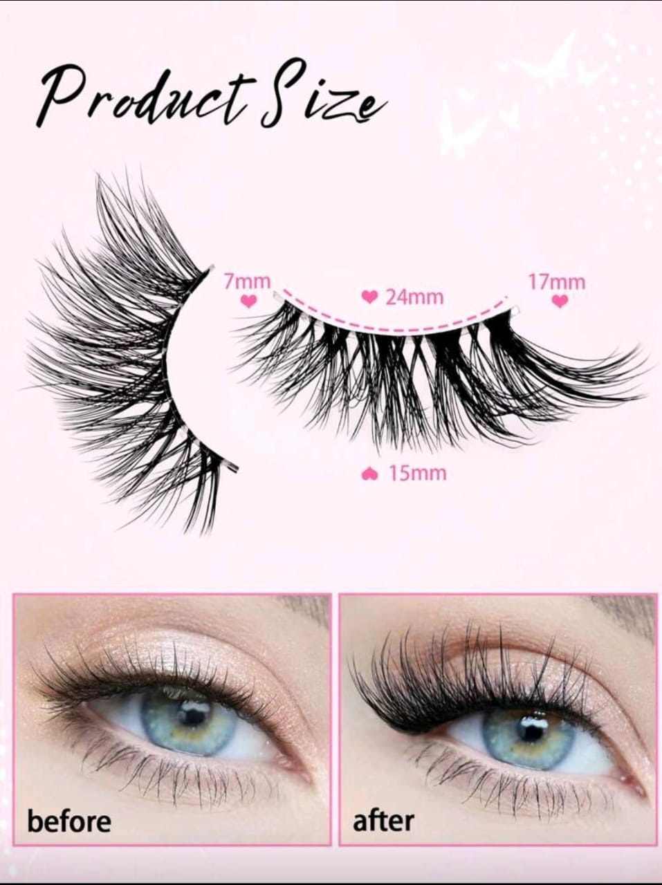 Eyelashes 7 paires