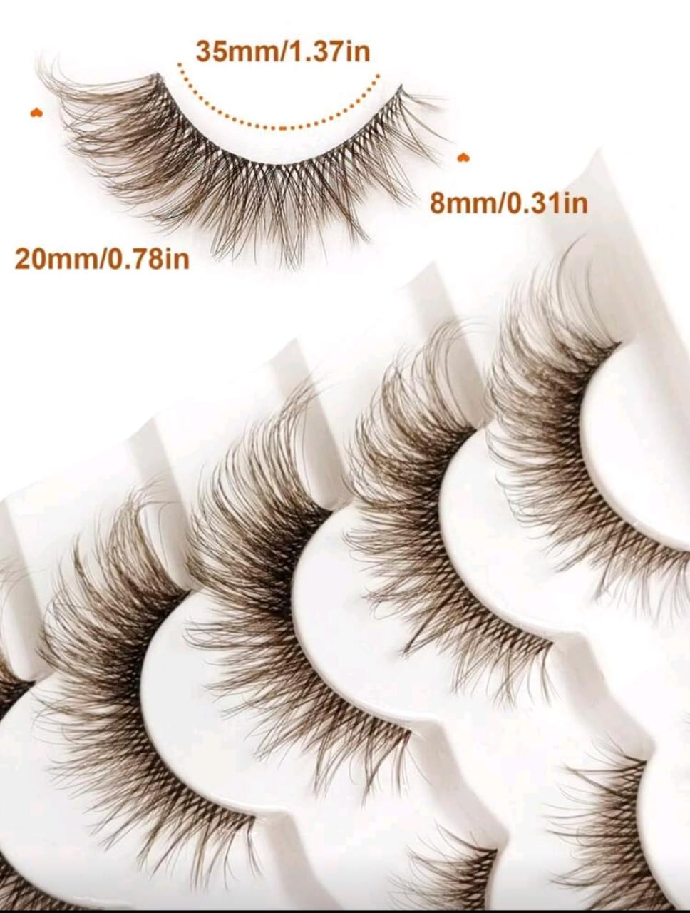 Eyelashes 6 paires