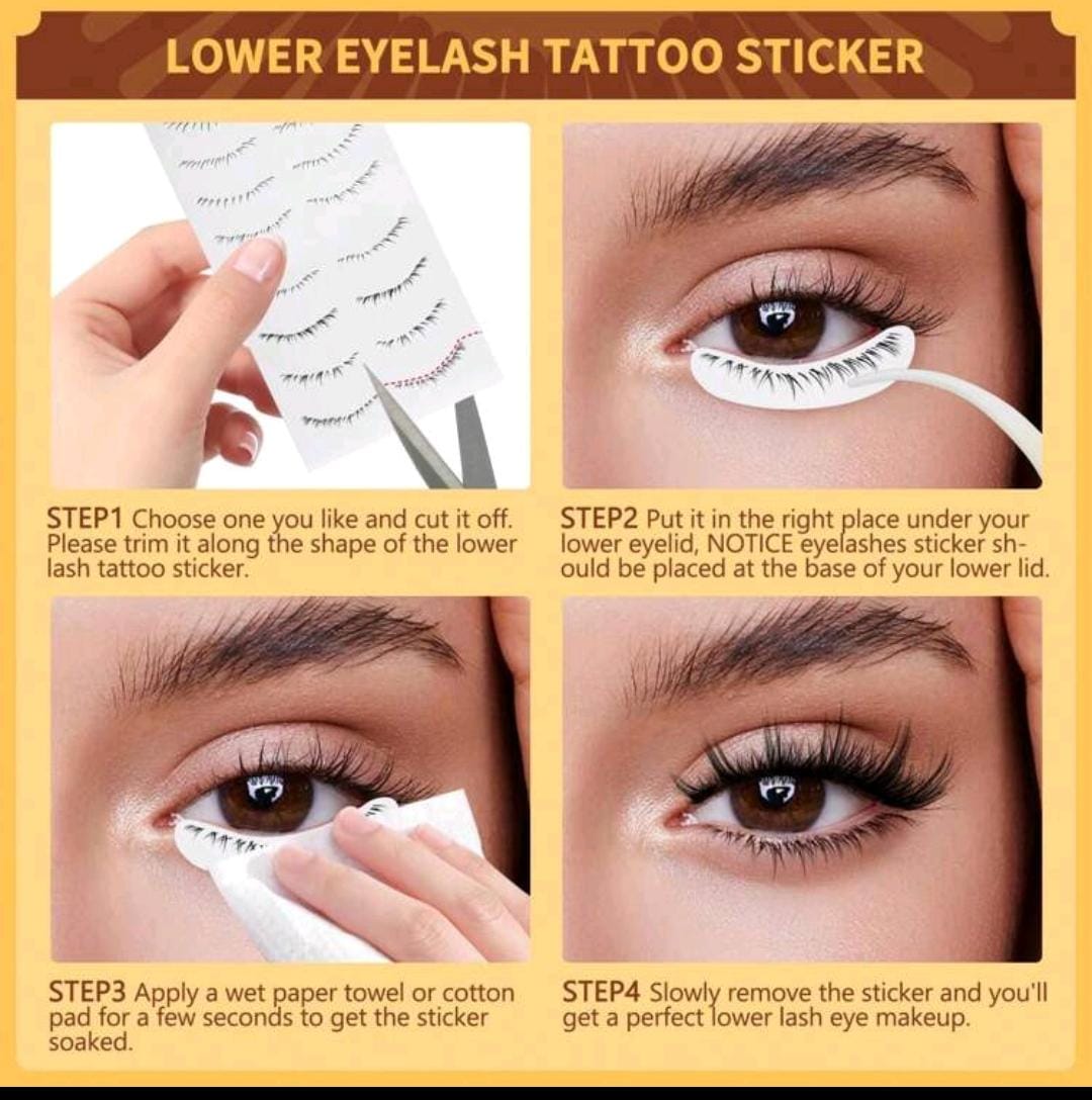 1 paire/set de faux cils magnétiques bouclés CC avec pince à épiler professionnelle