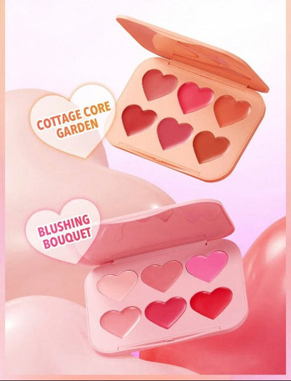 SHEGLAM Palette de fards à joues crème Flush Crush-Blushing Bouquet